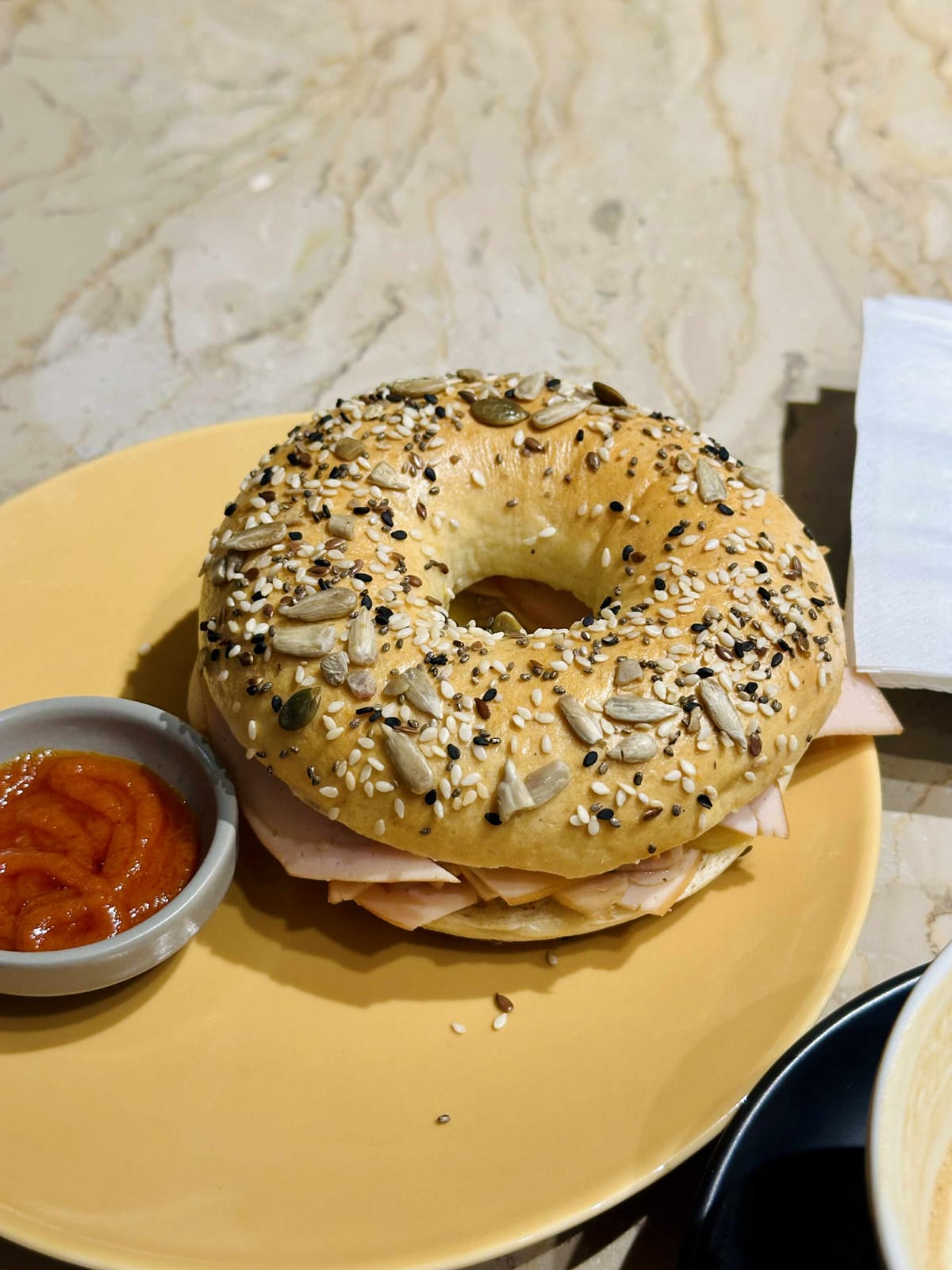 Baking Process - Bread in oven